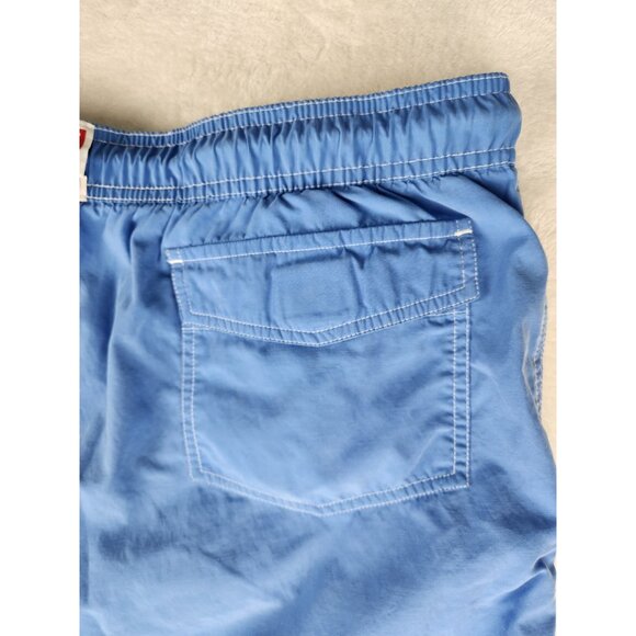 Vtg Polo Jeans Co. Swim Shorts Mens Blue Embroidered Logo Mesh Lining XL - Picture 8 of 11